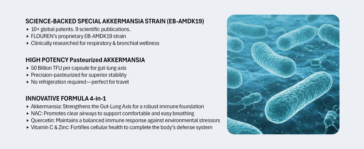 FLOUREN Akkermansia — Respiratory & Immune Support — 2