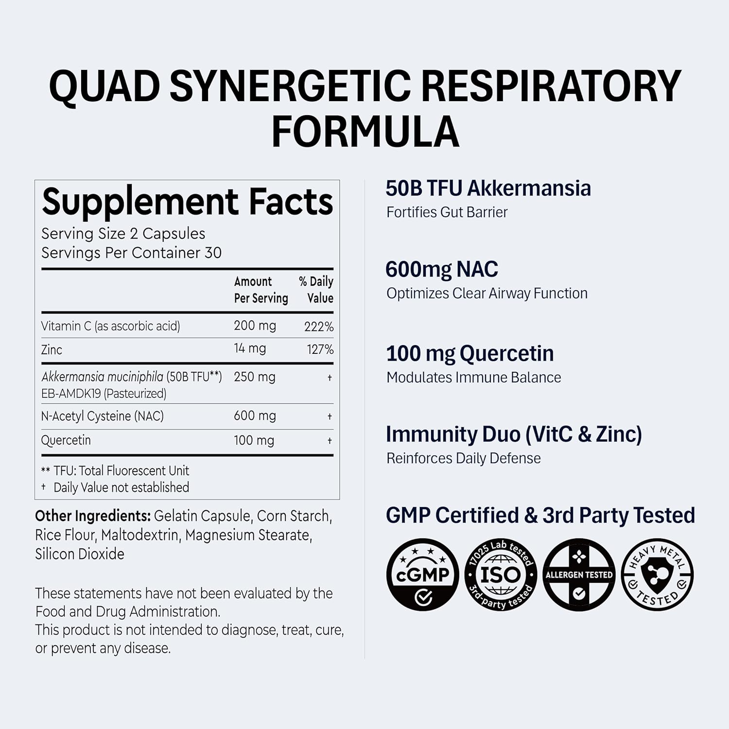 FLOUREN Akkermansia - Support Respiratory health